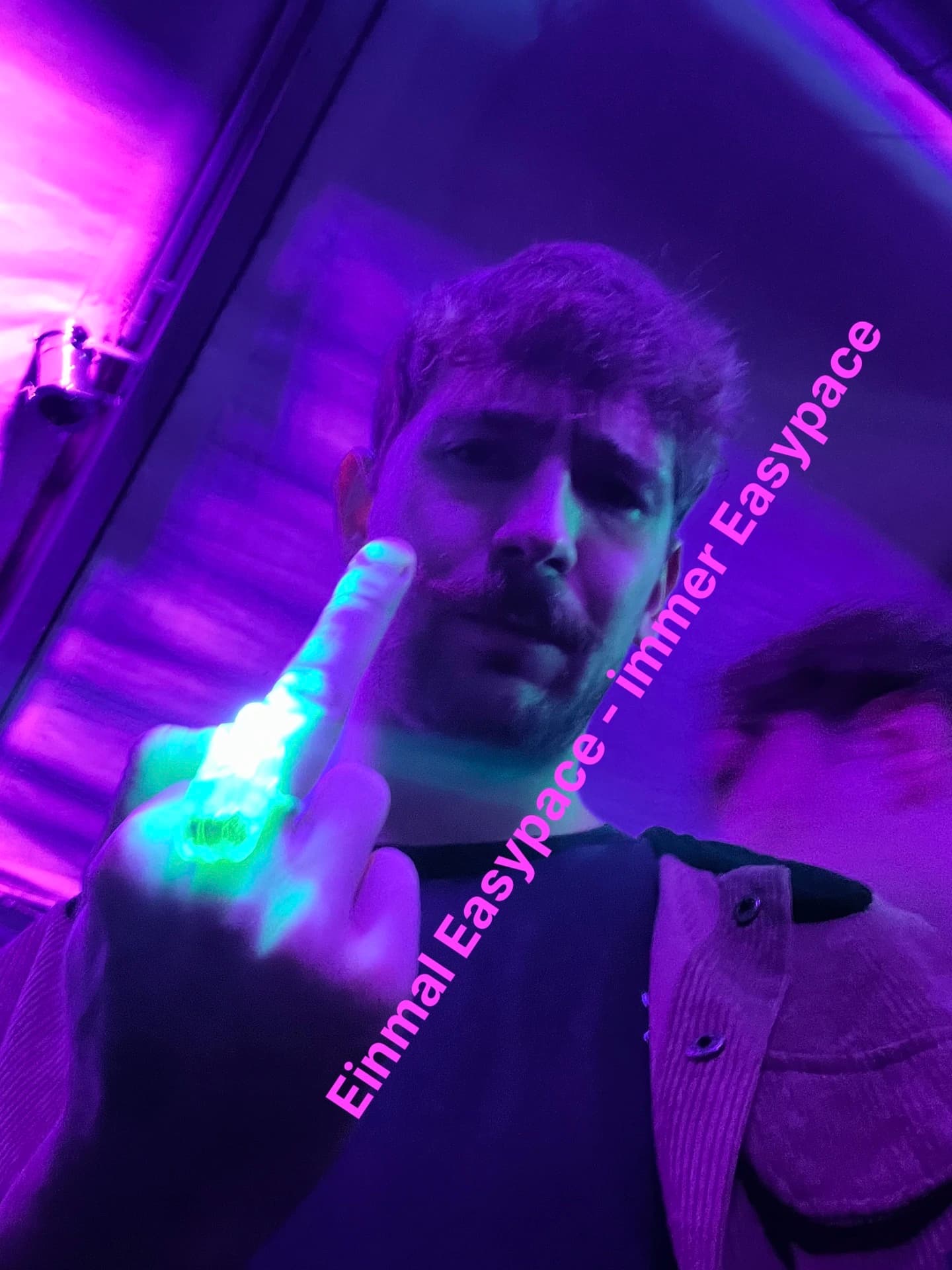 Lukas trying to convince people to stay